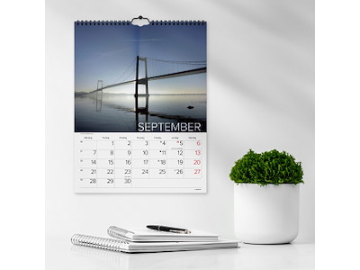 Vægkalender Dansk natur 2026