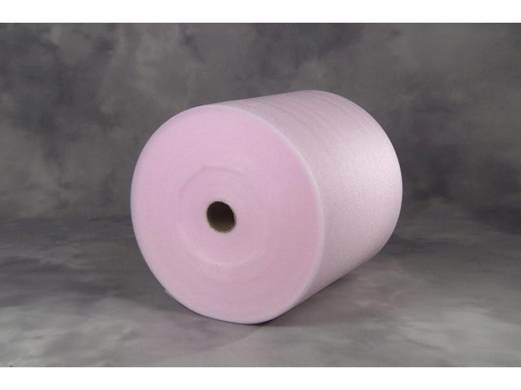 Skumfoam 50 cm x 150 meter antistatisk rosa