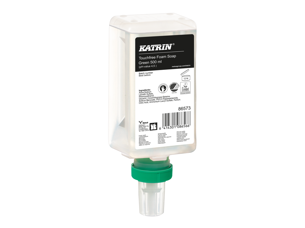 Skumsæbe Katrin Green klar 500 ml 12 stk