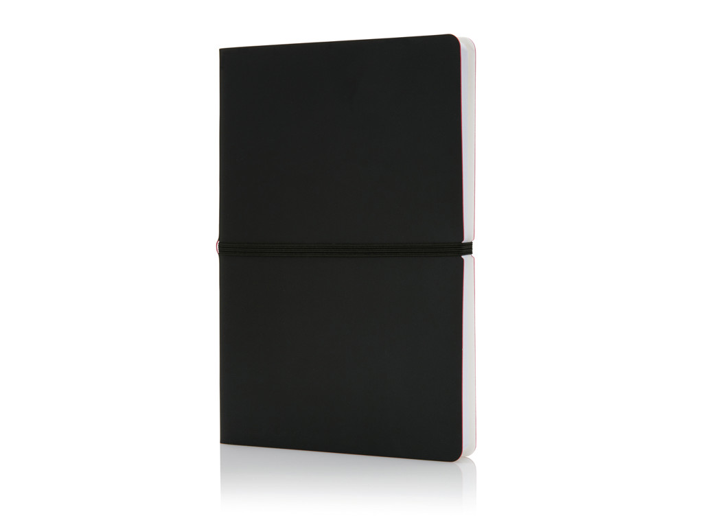 Luksus softcover A5 notesbog, sort