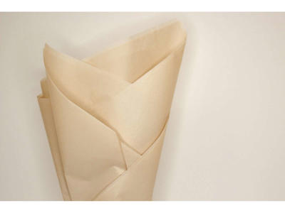 Silkepapir 50x75cm 17gr. beige 480 ark