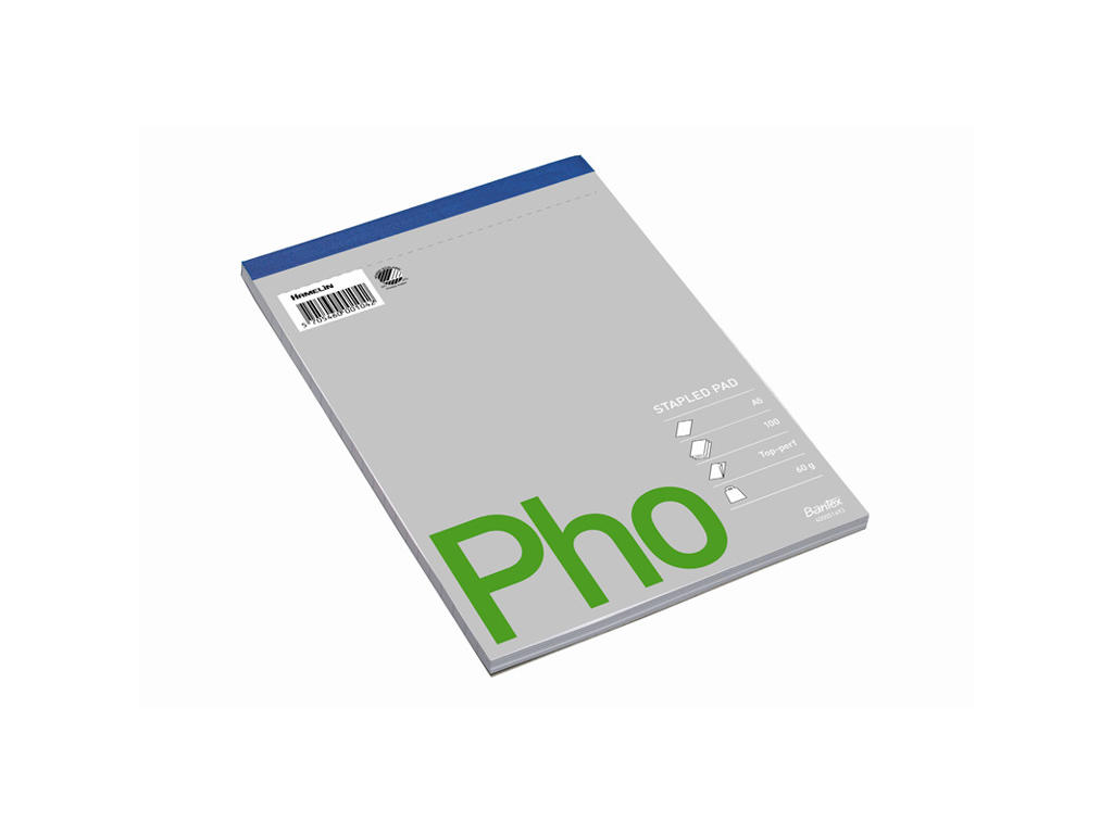 Telefonblok A5 ulinjeret med stub