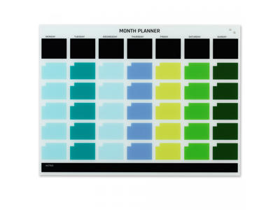 Magnetisk glastavle Naga | Month Planner | 120 x 90 cm | Multi