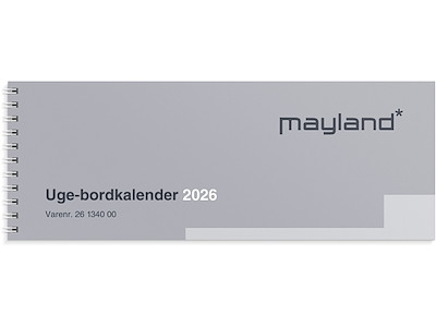 Uge-bordkalender 2026