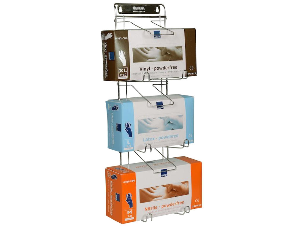 Handskestativ til 3 æsker