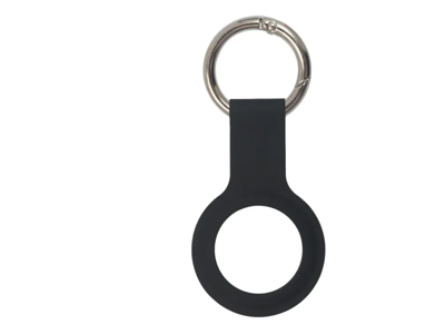 eSTUFF Key Ring for AirTag - Black Silicone
