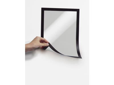 Skilt Duraframe® A4 sort magnetisk 5 stk