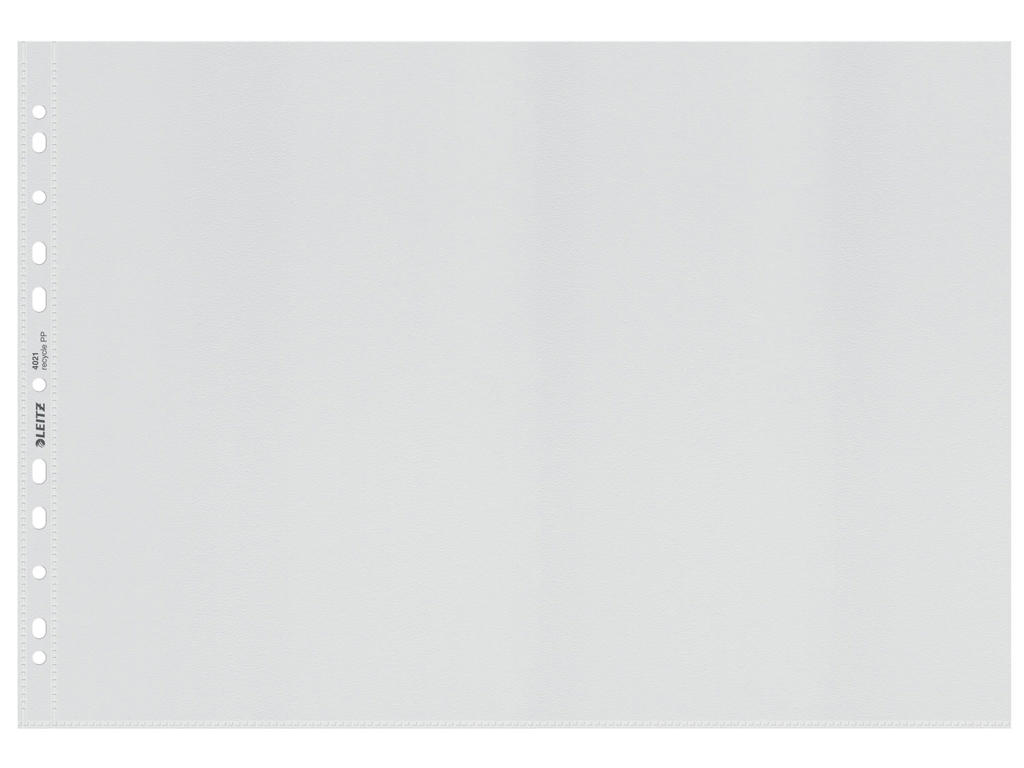 Plastlomme A3 0,10 m/præg recycled 25 stk. tværformat