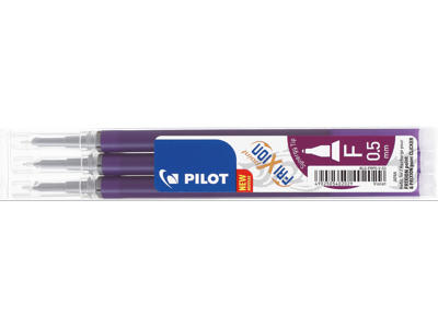 Refill Pilot FriXion Point lilla 0,5 mm 3-stk