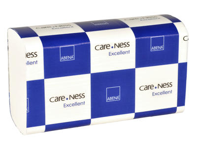 Håndklædeark Care-Ness neutral Z-fold 2-lags 4000 stk