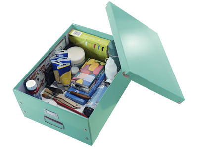 Arkivkasse L | Leitz | Click&Store | Isblå