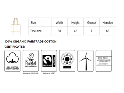 Twill Bag Neutral O90003 navy blå