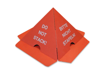 PAPKEGLE "DO NOT STACK"  PYRAMIDE