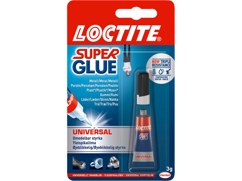 Lim super sekund Loctite 3 gram