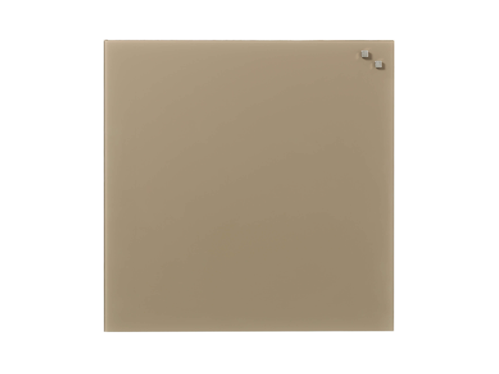 Magnetisk glastavle Naga | 45 x 45 cm | Beige