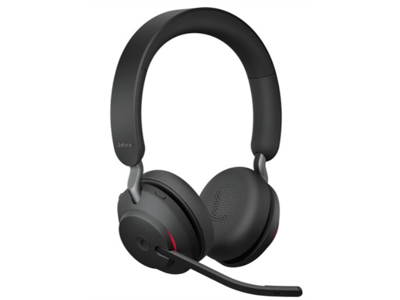 Headset Jabra Evolve2 65 MS stereo USB-C med ladestander  sort
