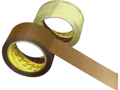 Pakketape PP 3M acryl 309 48 mm x 66 meter brun
