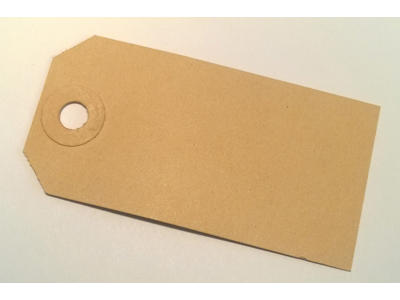 Manillamærker 40x80 mm A2 natur 1000 stk