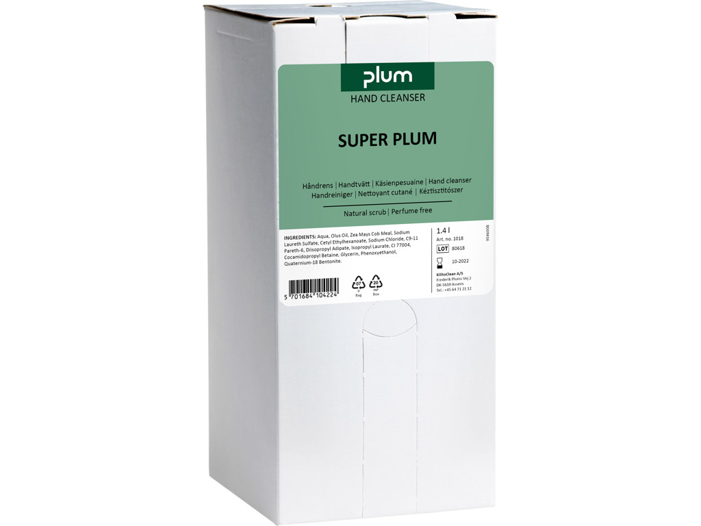 Håndrens Plum Super 1,4 liter mild m/slibekorn