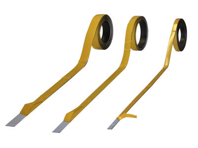 Magnettape brun 12 mm x 30 m selvkl.