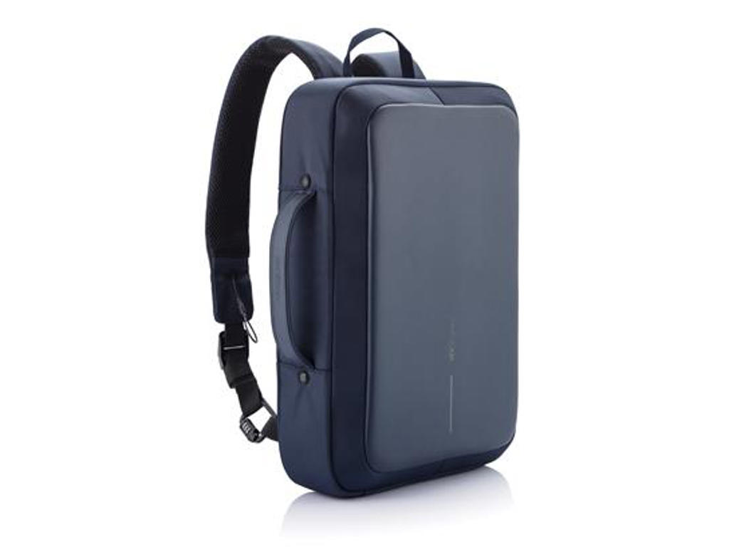 Bobby Bizz tyverisikker rygsæk & dokument taske, blå