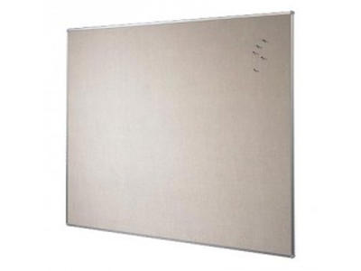 Opslagstavle Lintex Boarder 122x122 cm naturstof med aluramme