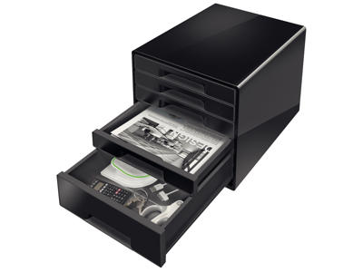 Skuffekabinet Leitz Desk Cube 5 skuffer sort