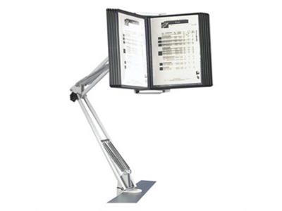 Flexarm SuperioR A4 grå t/10 lommer