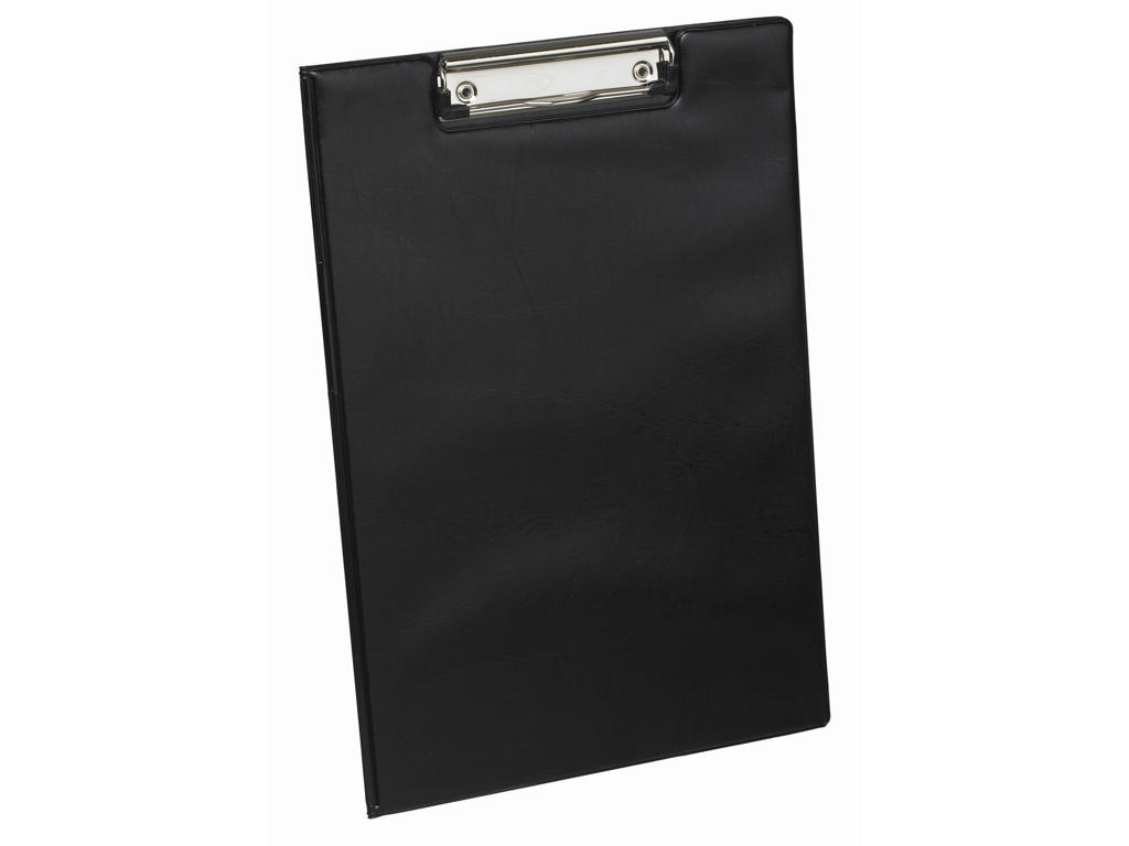 Clipboard A4 med omslag formular sort
