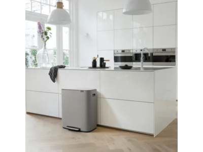 Brabantia Pedalspand Bo | 2 x 30 liter | Grå