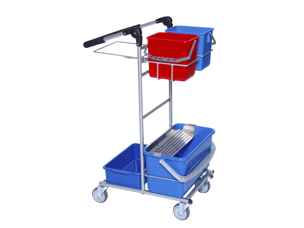 Rengøringsvogn Ergominidryp med 2 spande