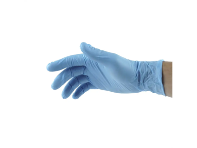 Nitrilhandske pudderfri Acceleratorfri L blå 100 stk