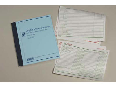 Kasseoptælling GF2024 210x297mm 2x50 blade