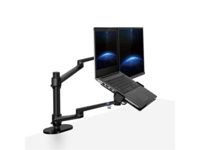 WERGON - Noah - Justerbar Dual Desktop holder - skærm Max 27" 