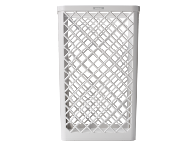 Affaldskurv Katrin 4287 40 l til væg hvid