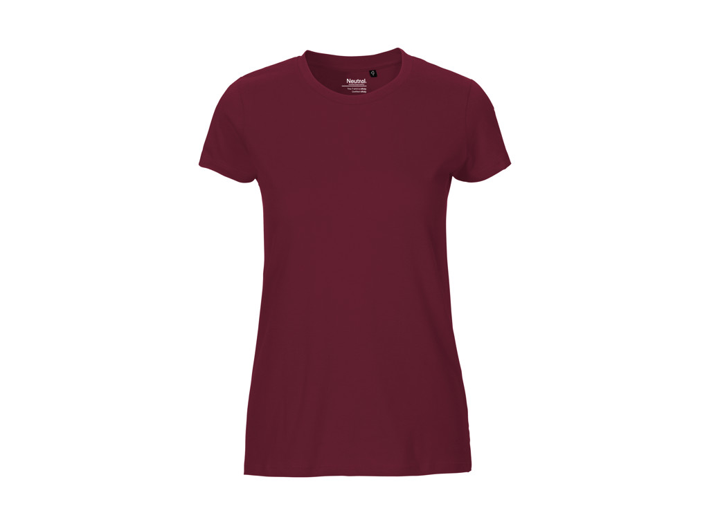 Dame Fit T-shirt Neutral O81001 bordeaux