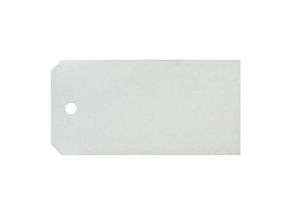 Sandwichmærke 3 x 6 cm hvid 1000 stk