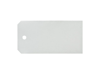 Sandwichmærke 3 x 6 cm hvid 1000 stk