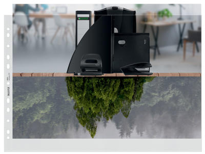 Plastlomme A3 0,10 m/præg recycled 25 stk. tværformat