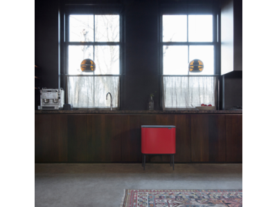 Brabantia affaldsspand med låg | Bo Touch Bin | 11 + 23 liter | Rød