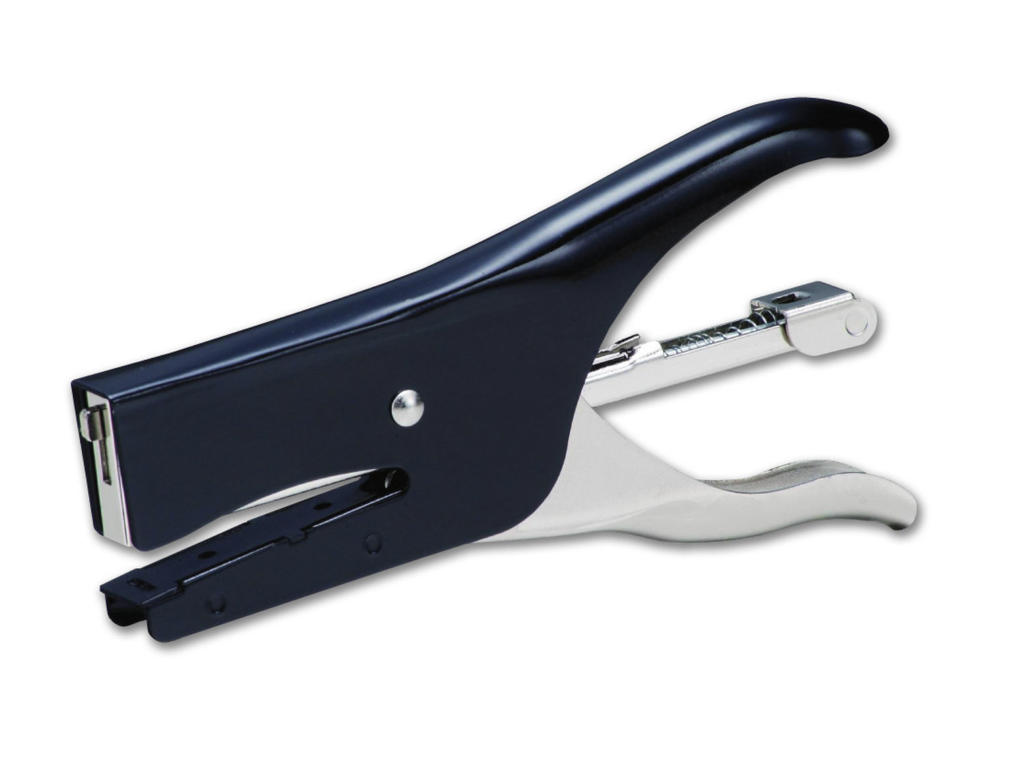 Hæftetang office 21/4 sort til 8 ark