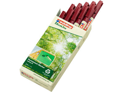 Marker Edding 25 Ecoline rød