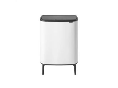 Brabantia affaldsspand med låg | Bo Touch | 2 x 30 liter | Hvid