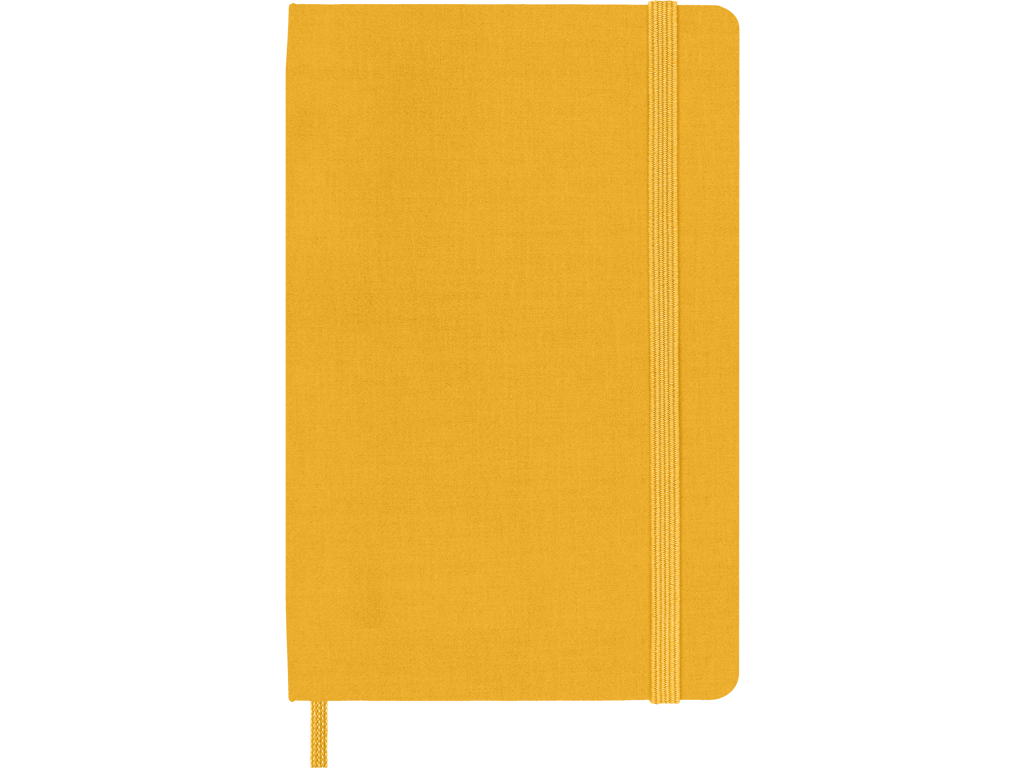 Notesbog Moleskine | Classic Hard | Linjeret | Pocket | Orange-gul silke