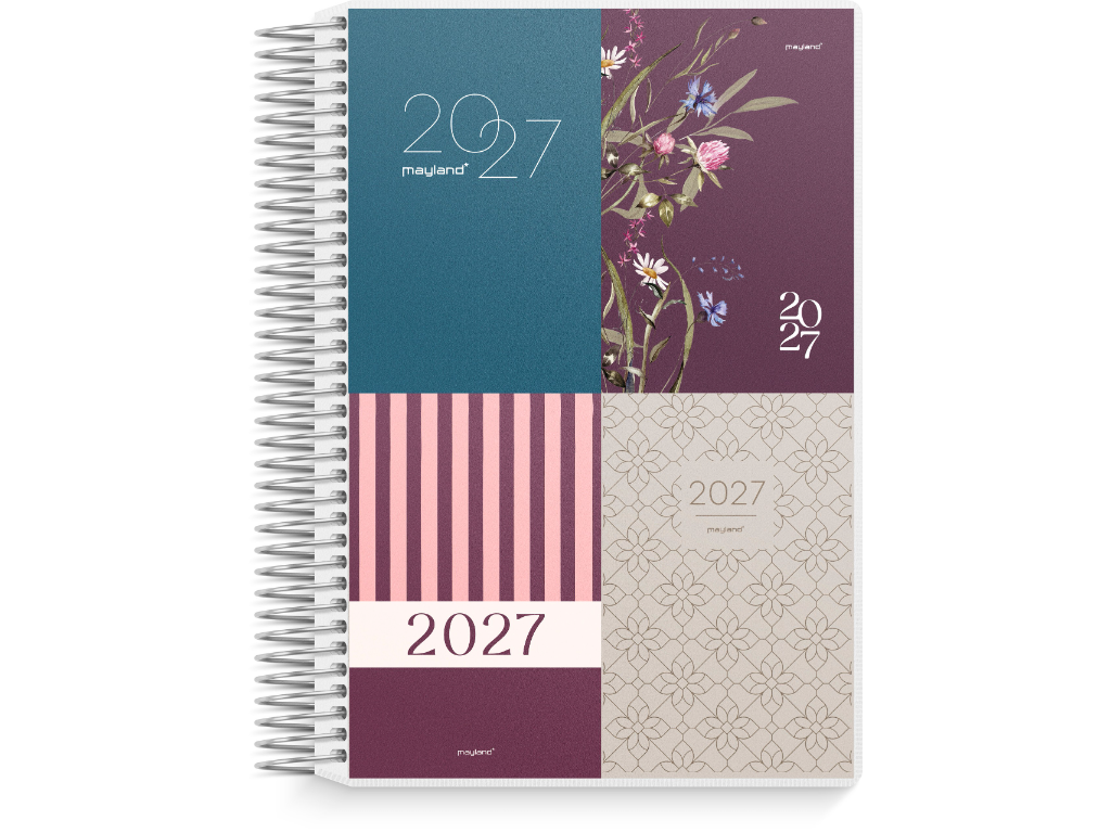 Dagkalender m/4 illu. PP-plast 2027