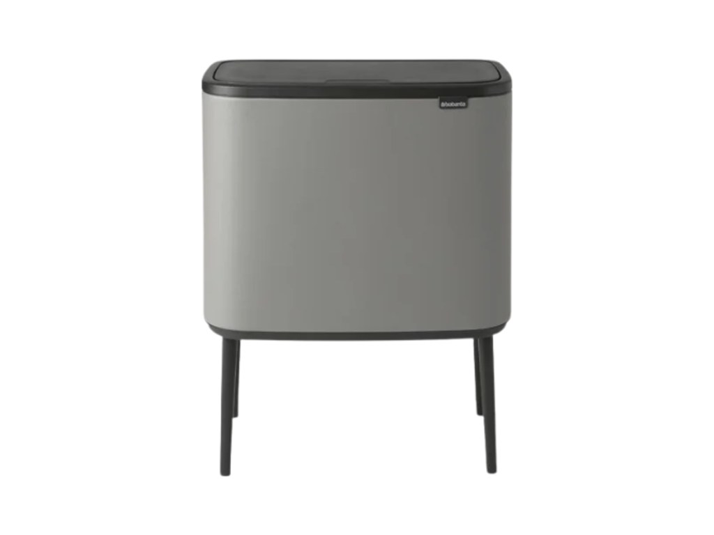 Brabantia affaldsspand med låg | Bo Touch Bin | 3 x 11 liter | Grå