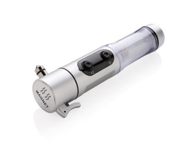 Nødhjælpsbelysning & hammer, sølv