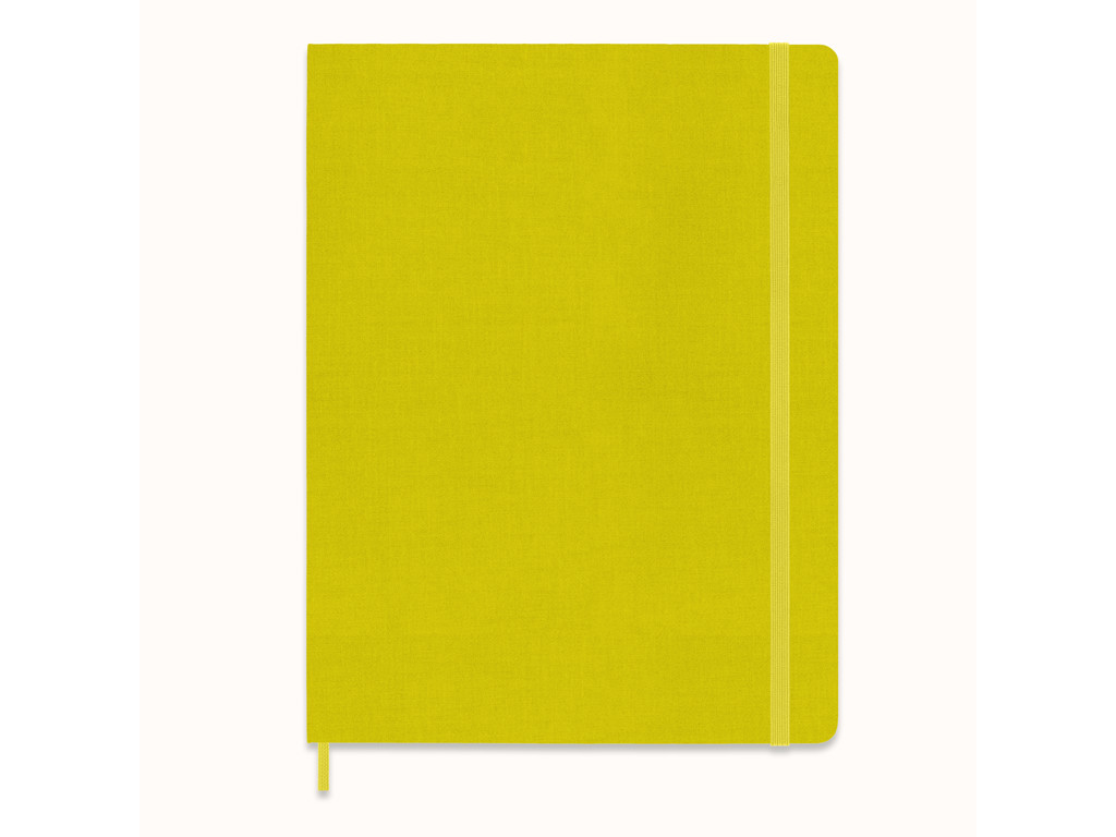 Notesbog Moleskine | Classic hard | Linjeret | XL | Hay-Yellow silke