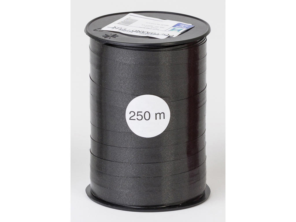 Gavebånd | 10mm x 250m | blank | sort