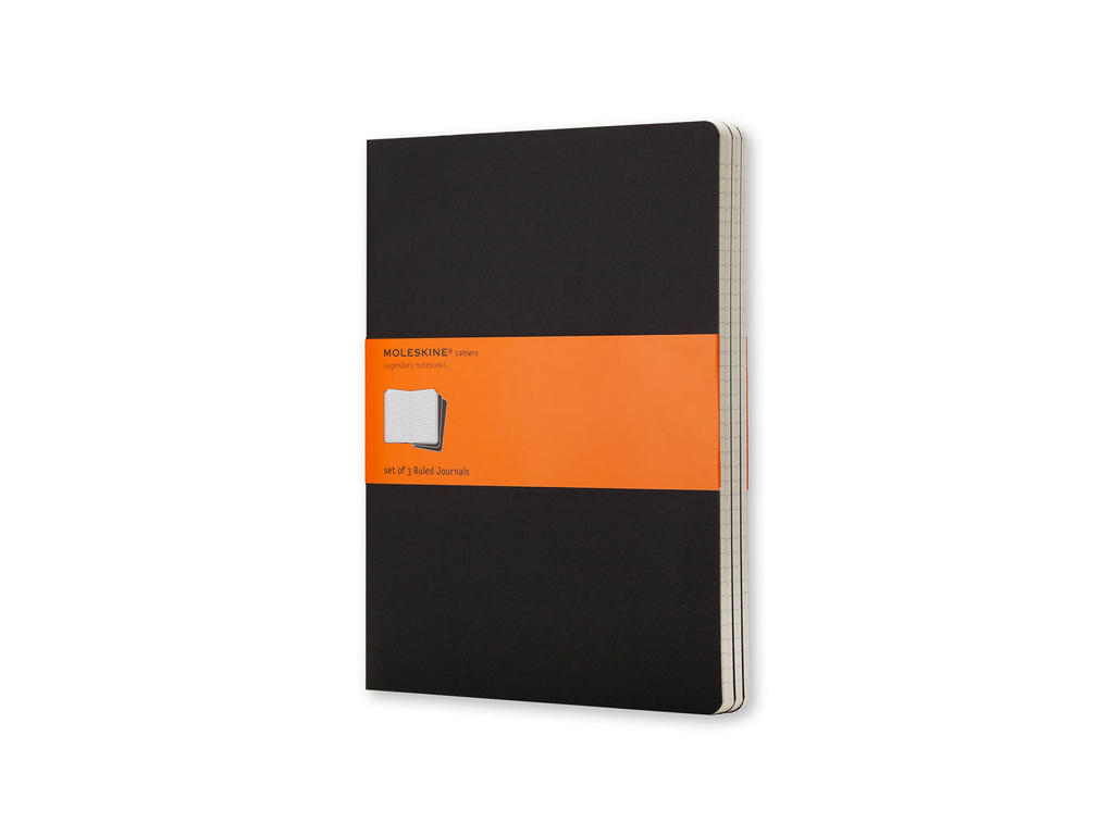 Notesbog Moleskine | Cahier Journal | Linjeret | XL | 3 stk.